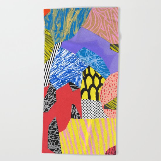 Colors & Shapes Beach Towel