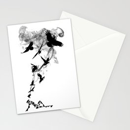 Crows Stationery Cards
