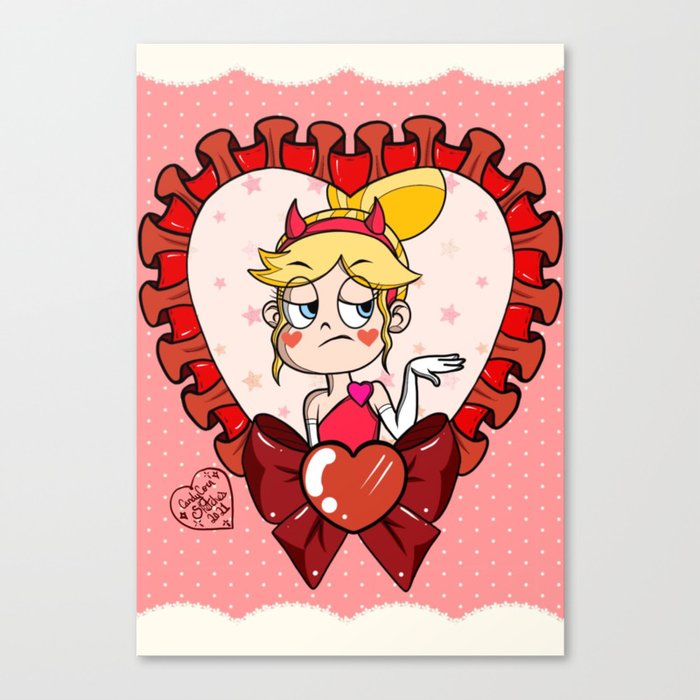 Star Butterfly Whatever Forever Canvas Print