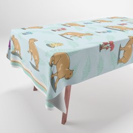 Capybara Pattern Tablecloth