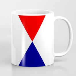 Primary colored triangles Coffee Mug