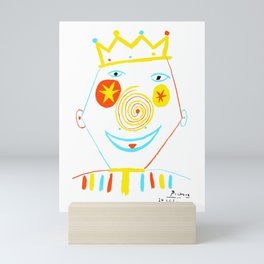 Picasso - Le Clown (The Clown) Artwork Reproduction, tshirt, tee, jersey, poster, artwork Mini Art Print