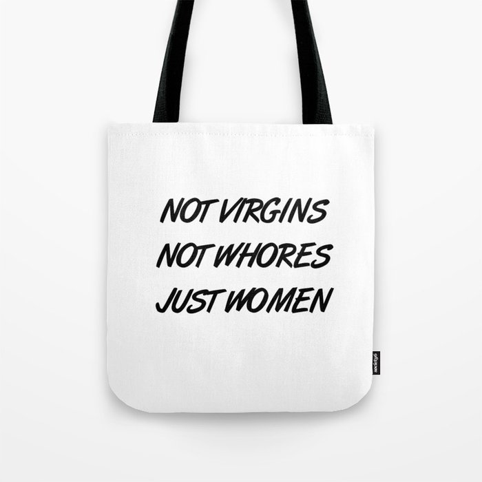 Feminist Slogan Tote Bag