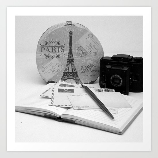 Love Letters From Paris 3 Art Print