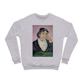 Vincent van Gogh - L'Arlesienne, Madame Ginoux (1890) Crewneck Sweatshirt