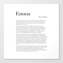 Emma by Jane Austen Canvas Print