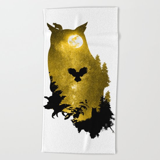 A Melancholy Song Beach Towel