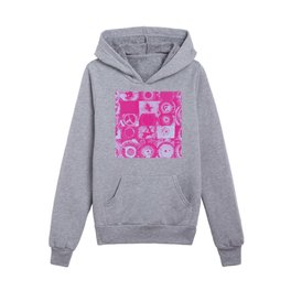 Color Explosion Pink and Light Purple Gradient Version Kids Pullover Hoodies