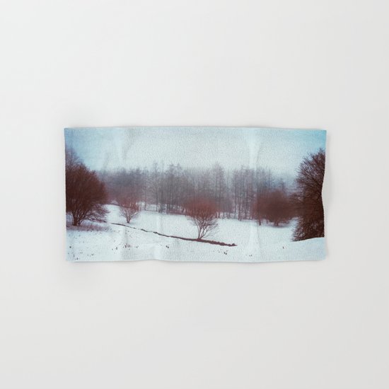 misty winterscape Hand & Bath Towel