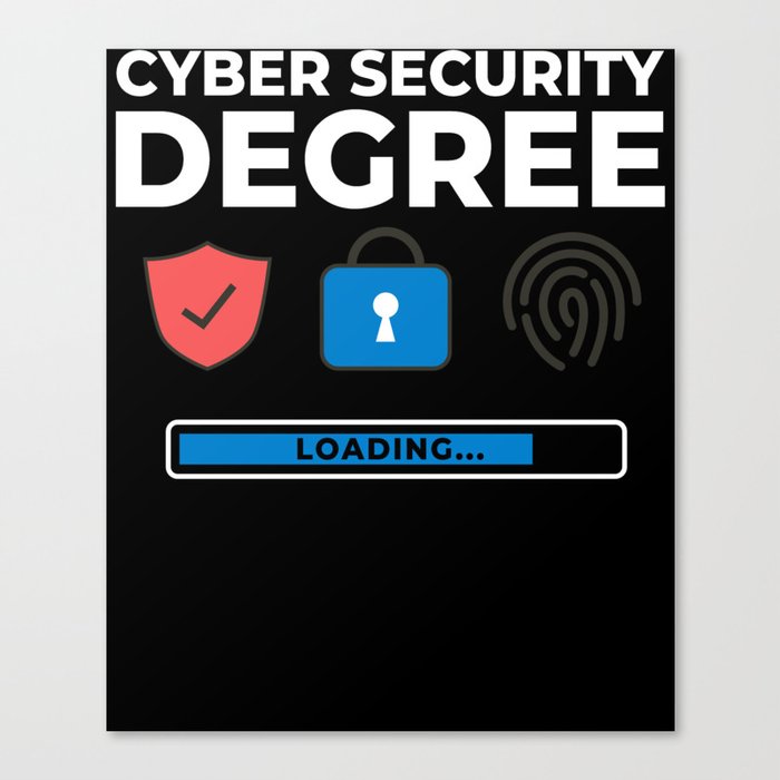 Cyber Security Analyst Engineer Computer Training Canvas Print