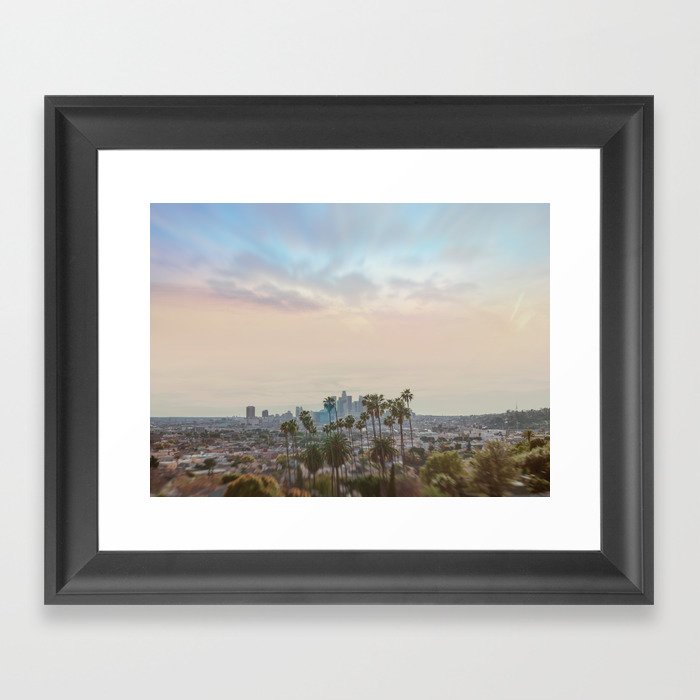 Los Angeles Cityscape Framed Art Print