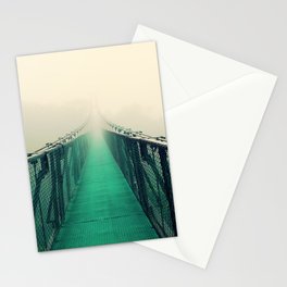 suspension bridge Stationery Cards