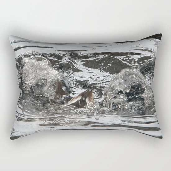 TEXTURES -- Troubled Waters Rectangular Pillow