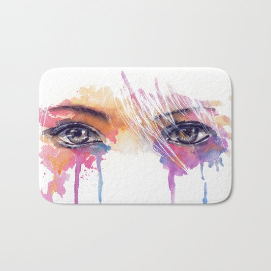 Rainbow Tears Bath Mat