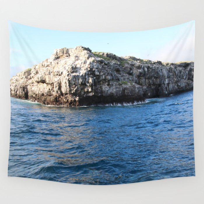 Galapagos island apprach Wall Tapestry