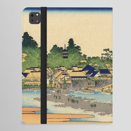 Katsushika Hokusai - Enoshima in Sagami Province iPad Folio Case