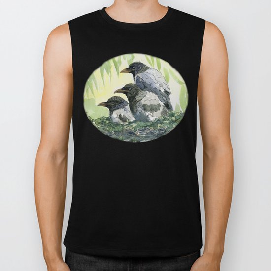 Young ravens A037 Biker Tank