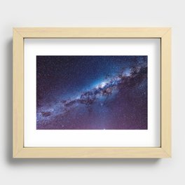 Milky Way Star Galaxy Recessed Framed Print