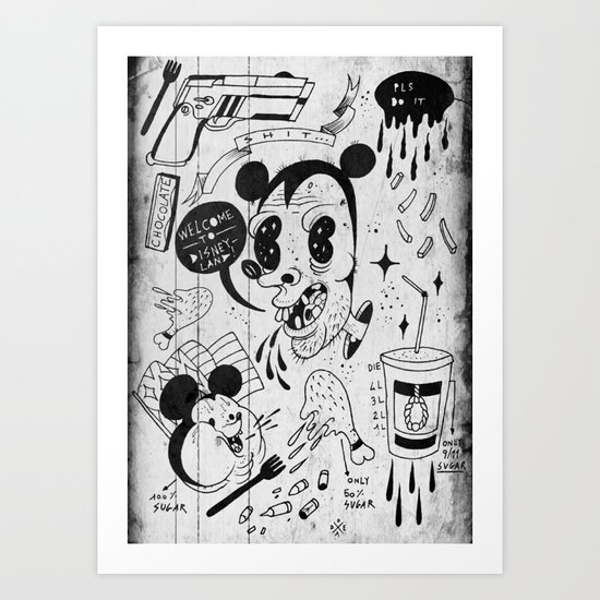 America will never die, but you will Art Print