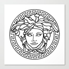 Medusa greek Canvas Print