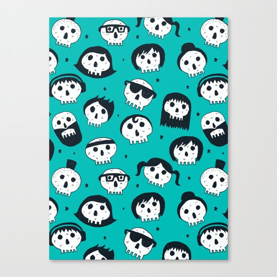 The Well Dressed Dead Canvas Print