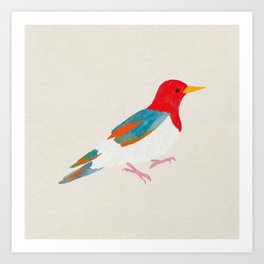Red Headed Woodpecker Art Print