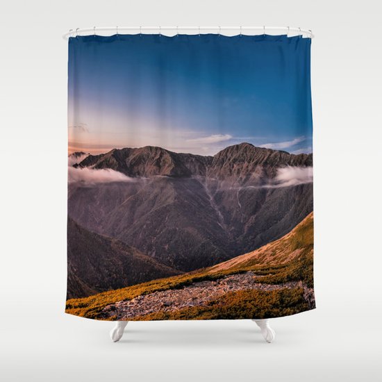 Southern Alps I Shower Curtain