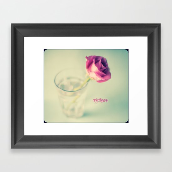 {Vintage} Framed Art Print
