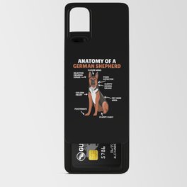 Anatomy Of A German Shepherd Dog Puppy Android Card Case