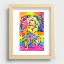 The Pistils - Rainbow Connection Recessed Framed Print