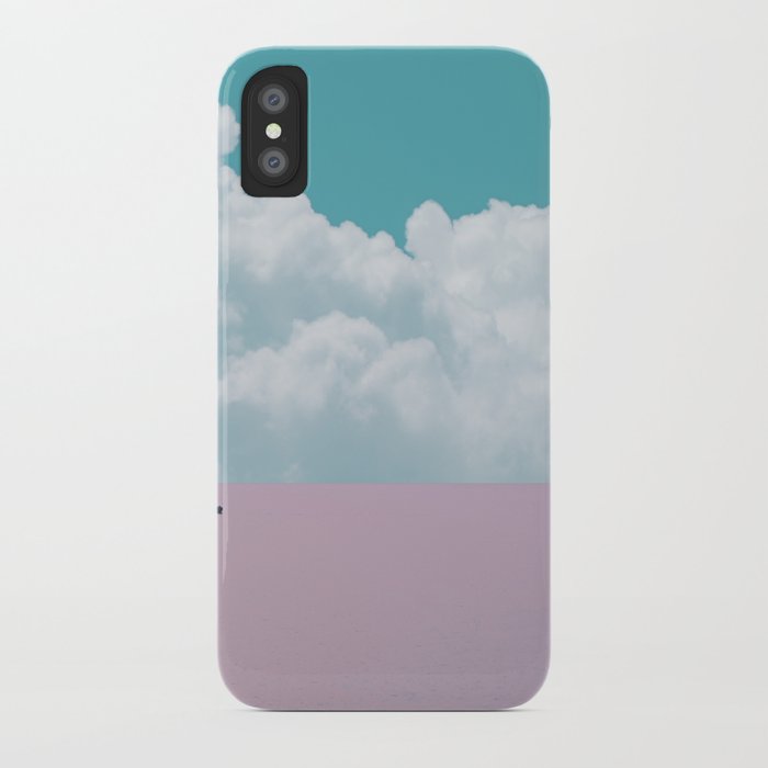 Abstract Minimalist Scenic View Of Calm Sea With Boat Iphone Case By Kirayan