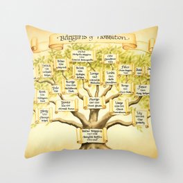 Family Tree Throw Pillow