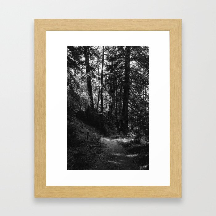 Big Sur Hike Framed Art Print