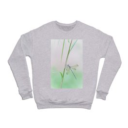 Damselfly and Bamboo Muhly Crewneck Sweatshirt