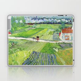 Vincent van Gogh - Landscape with a Carriage and a Train Laptop Skin