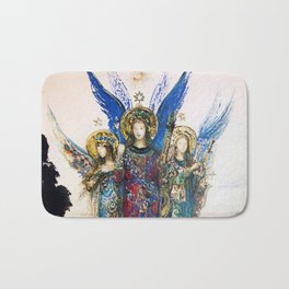 “Voices of Evening” by Gustave Moreau Bath Mat