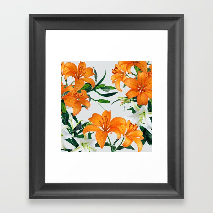 Glorious Lilies Framed Art Print