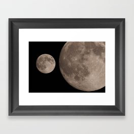 moon 2014 Framed Art Print