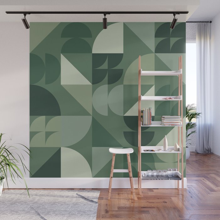 Geometrical modern classic shapes composition 26 Wall Mural