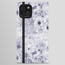 pastel rhodonite floral bouquet aesthetic array iPhone Wallet Case