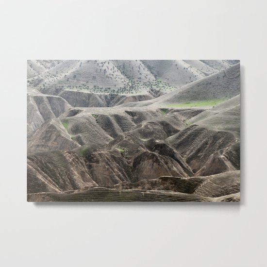 Traces of green Metal Print