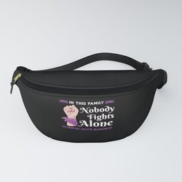 In This Family Nobody Fights Alone, Ulcerative Colitis Awareness Fanny Pack