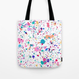 Ink Splatter Pattern Tote Bag