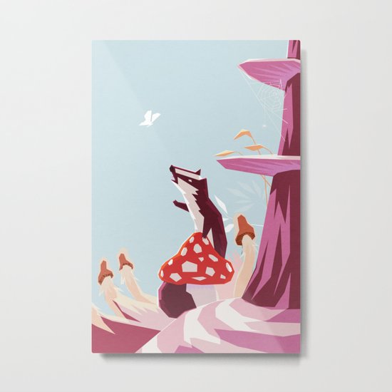 Good morning mister butterfly! Metal Print