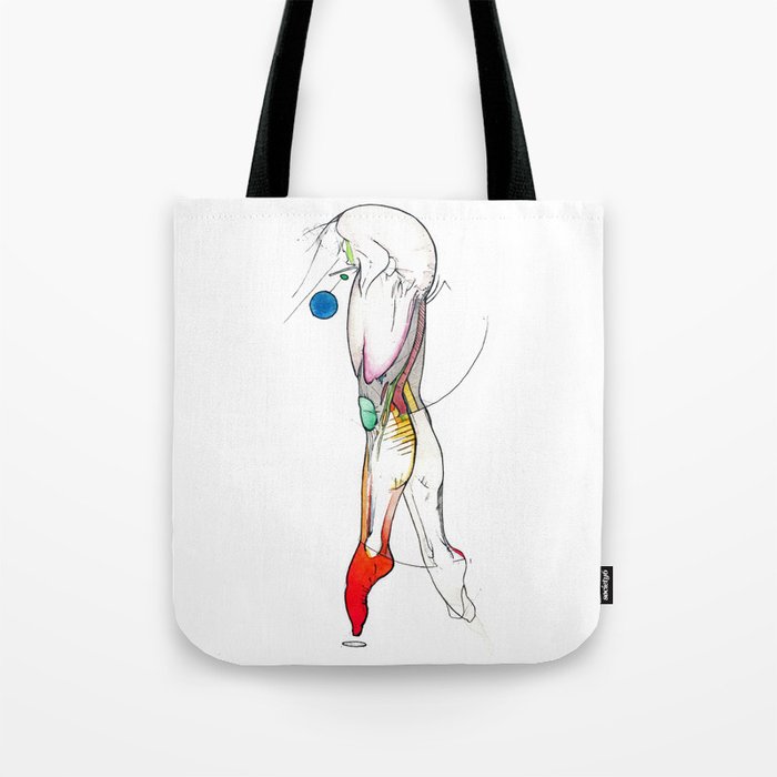 The Show Female Legs Anatomy Nyc Artist Tote Bag By Anduinvaid