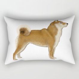 Shiba Inu Dog Rectangular Pillow