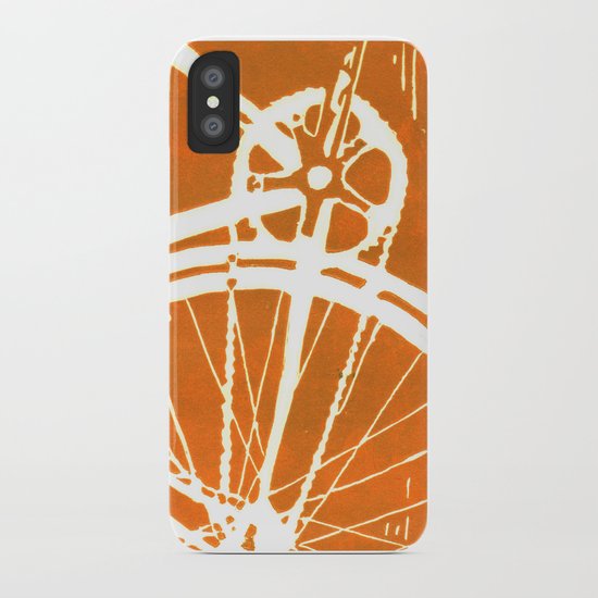Orange Bike iPhone Case
