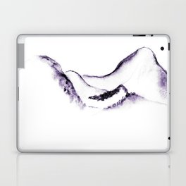 Purple Silence Mountain Range Laptop Skin