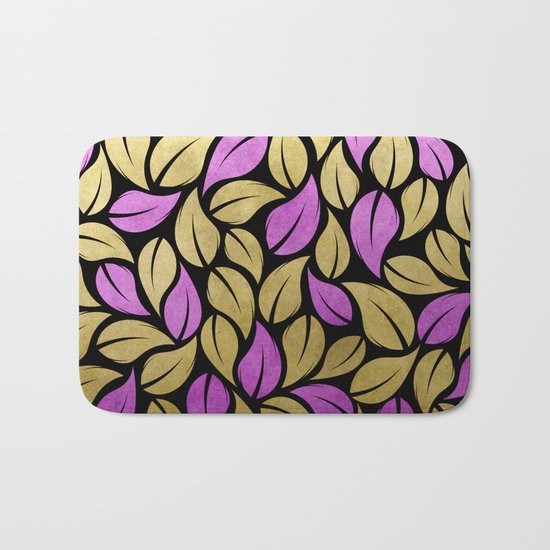 falling leaves XIII Bath Mat