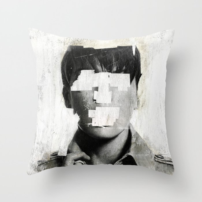Faceless | number 02 Throw Pillow